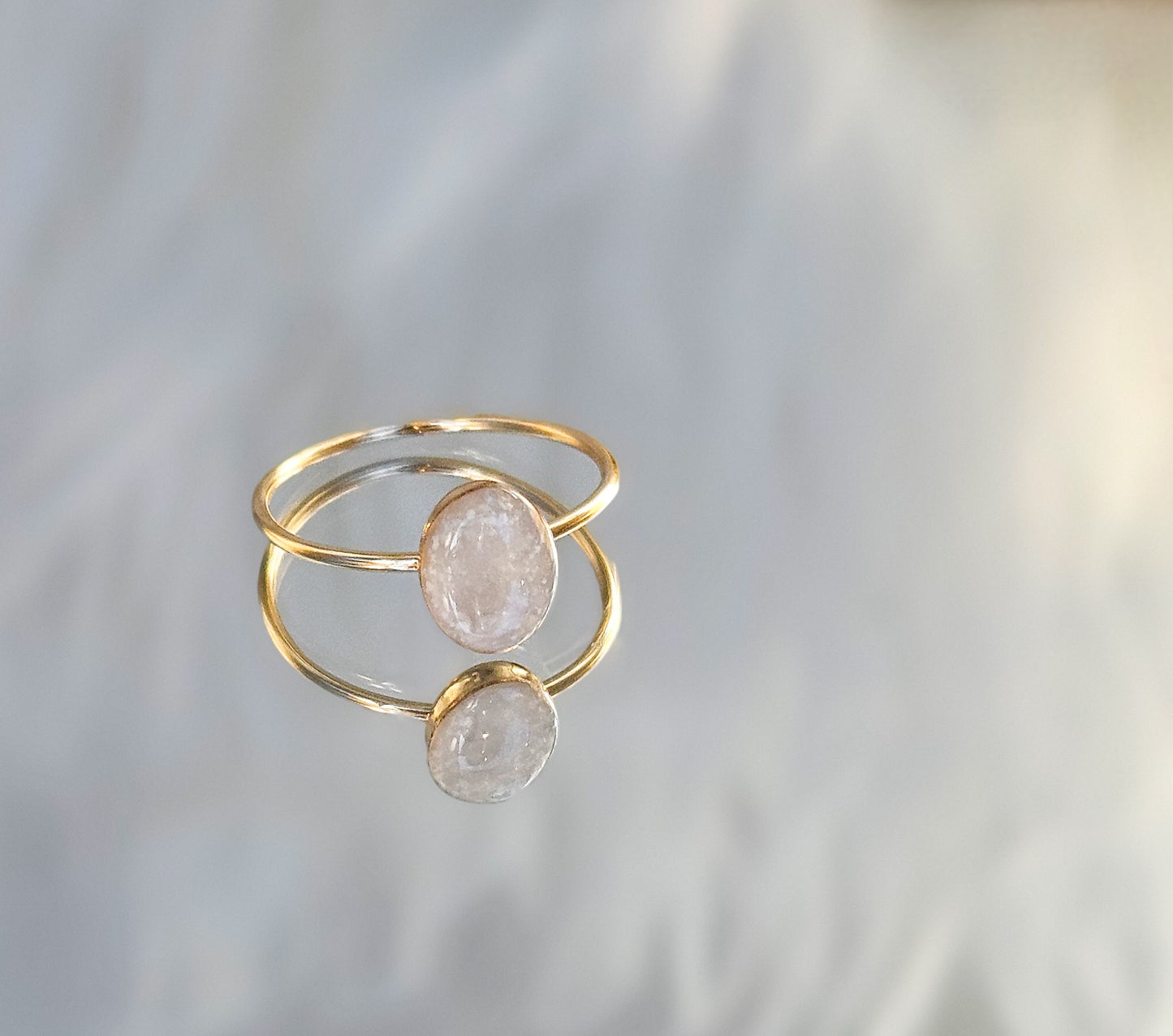 Cremation Oval Ring in 14K Gold Filled