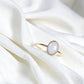 Milk Oval Ring in 14K Gold Filled