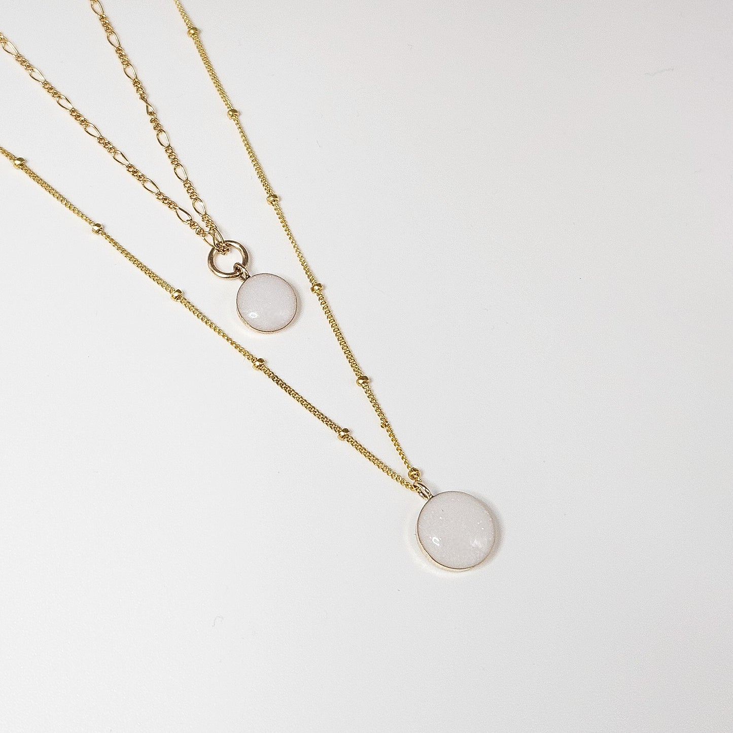 Milk Circle Necklace