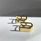 U- Shaped Hoop Earrings