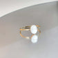 Cremation Oval Ring in 14K Gold Filled
