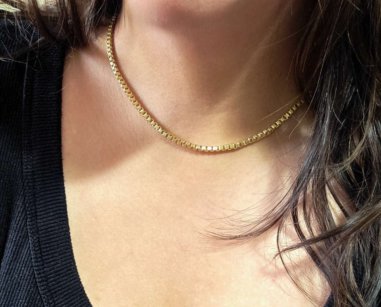 The Bold Box Chain Necklace