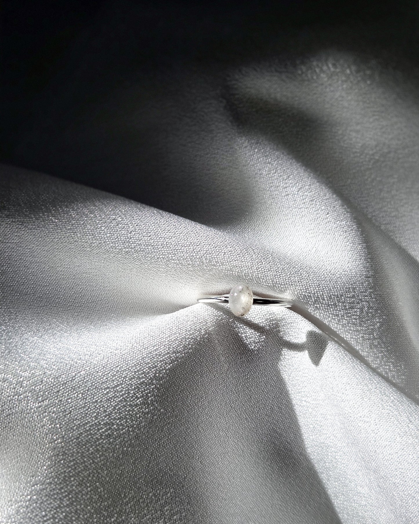 Cremation Oval Ring in 925 Sterling Silver
