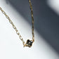 Abalone Black Clover Necklace in 18K Gold- Filled