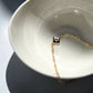 Abalone Black Clover Necklace in 18K Gold- Filled