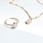 Cremation Oval Ring in 14K Gold Filled