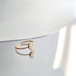 Milk Oval Ring in 14K Gold Filled