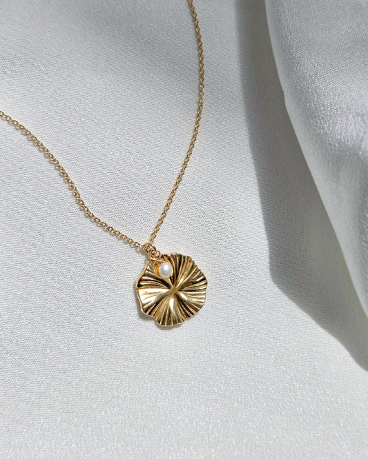Golden Ripple Necklace
