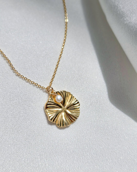 Golden Ripple Necklace