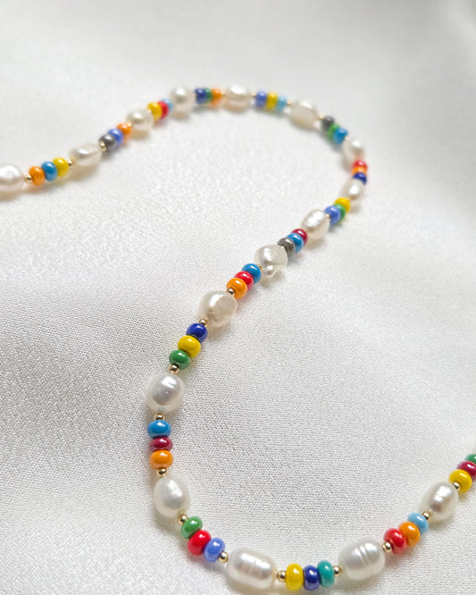 'Pearls Gone Wild' Choker Necklace