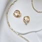 Halo Pearl Hoops