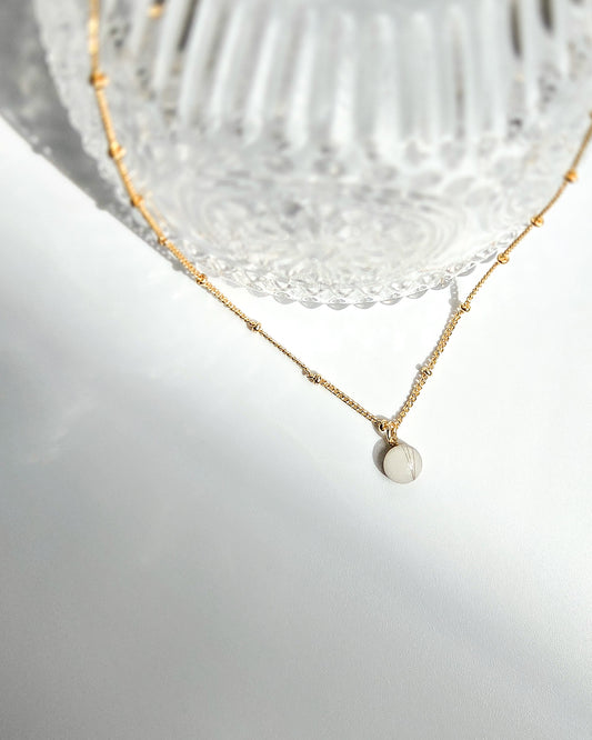 Milk Circle Necklace