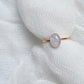 Cremation Oval Ring in Rose Gold Filled