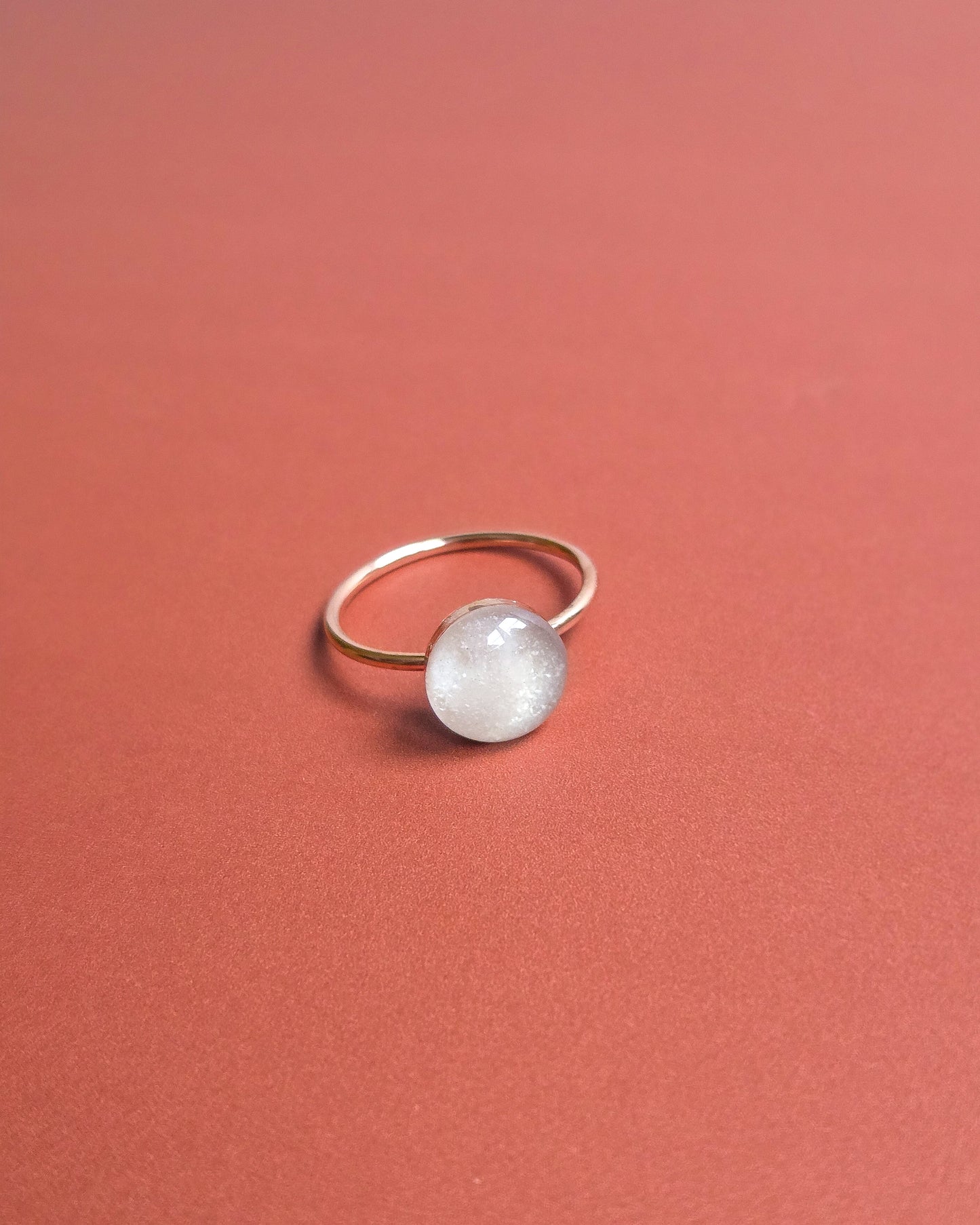 Cremation Circle Ring in Rose Gold Filled