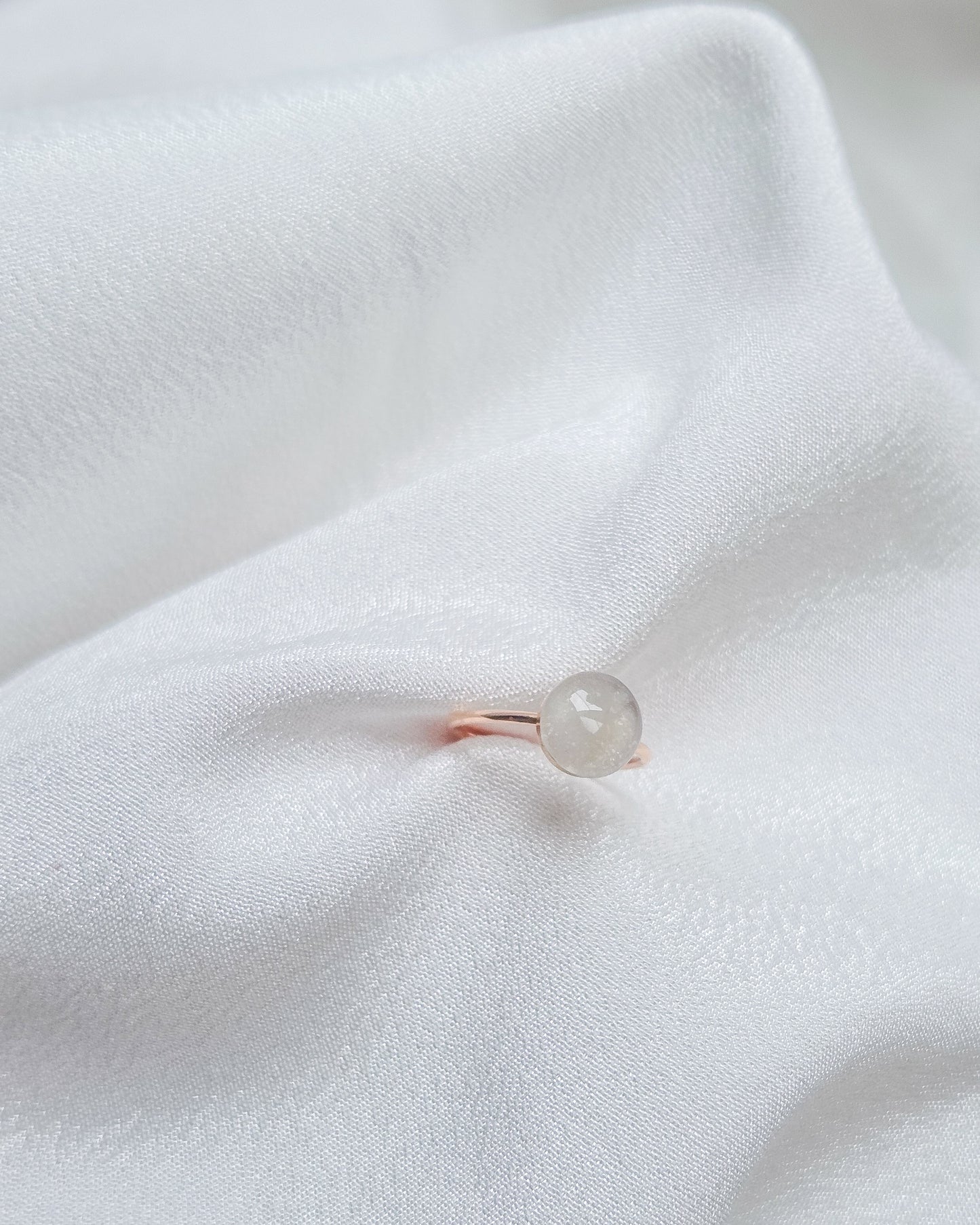 Cremation Circle Ring in Rose Gold Filled