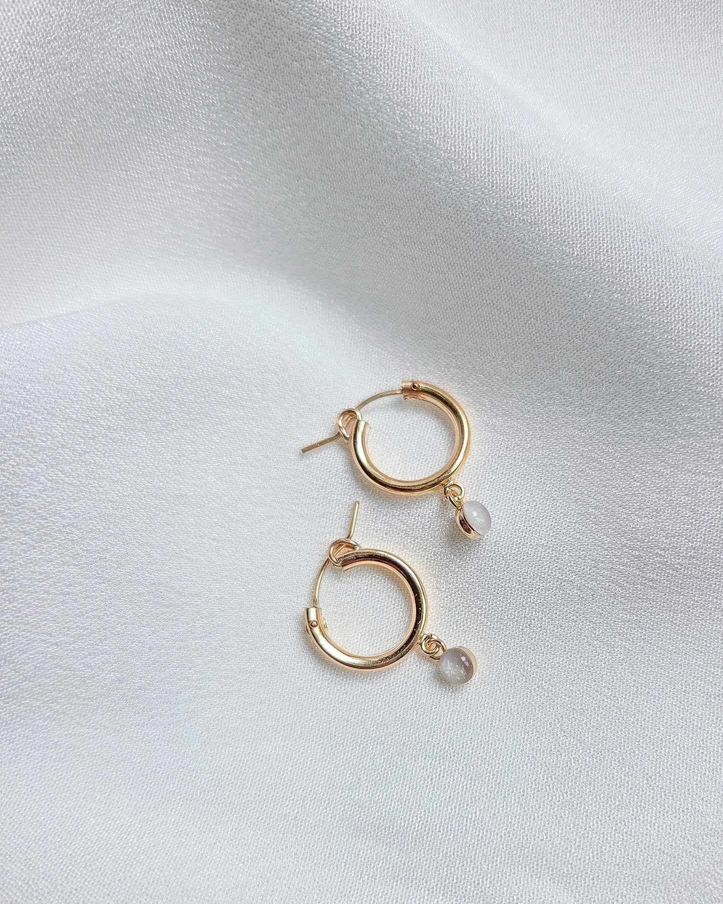 Cremation Hoop Earrings
