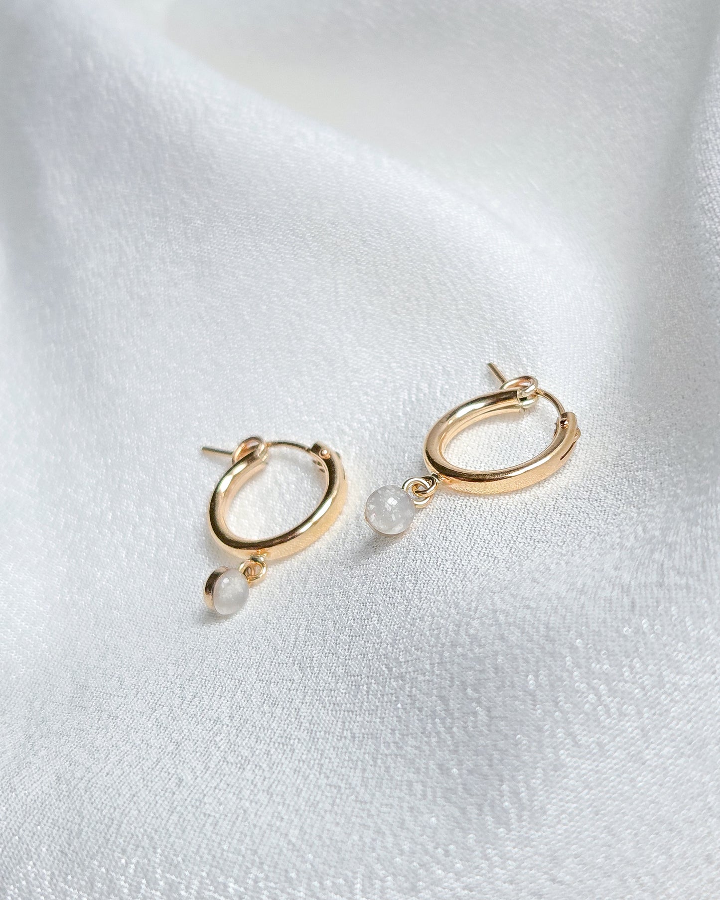 Cremation Hoop Earrings