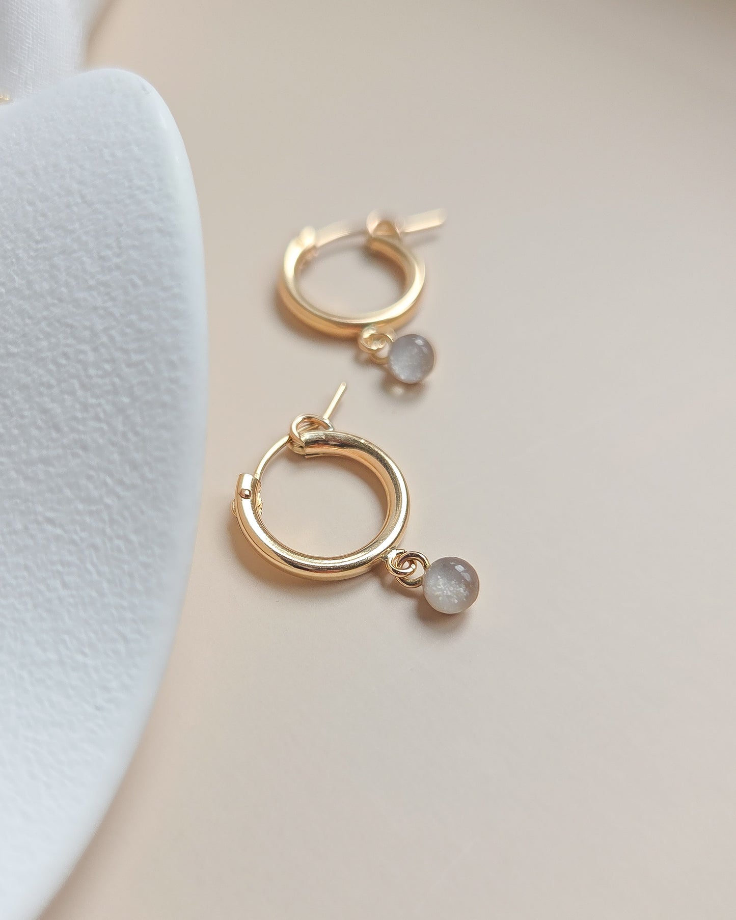 Cremation Hoop Earrings