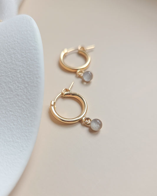 Cremation Hoop Earrings