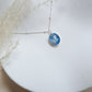 Cremation Oval Necklace in 925 Sterling Silver