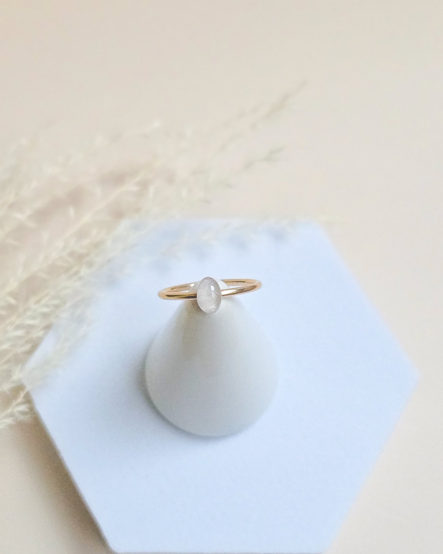 Cremation Oval Ring in 14K Gold Filled