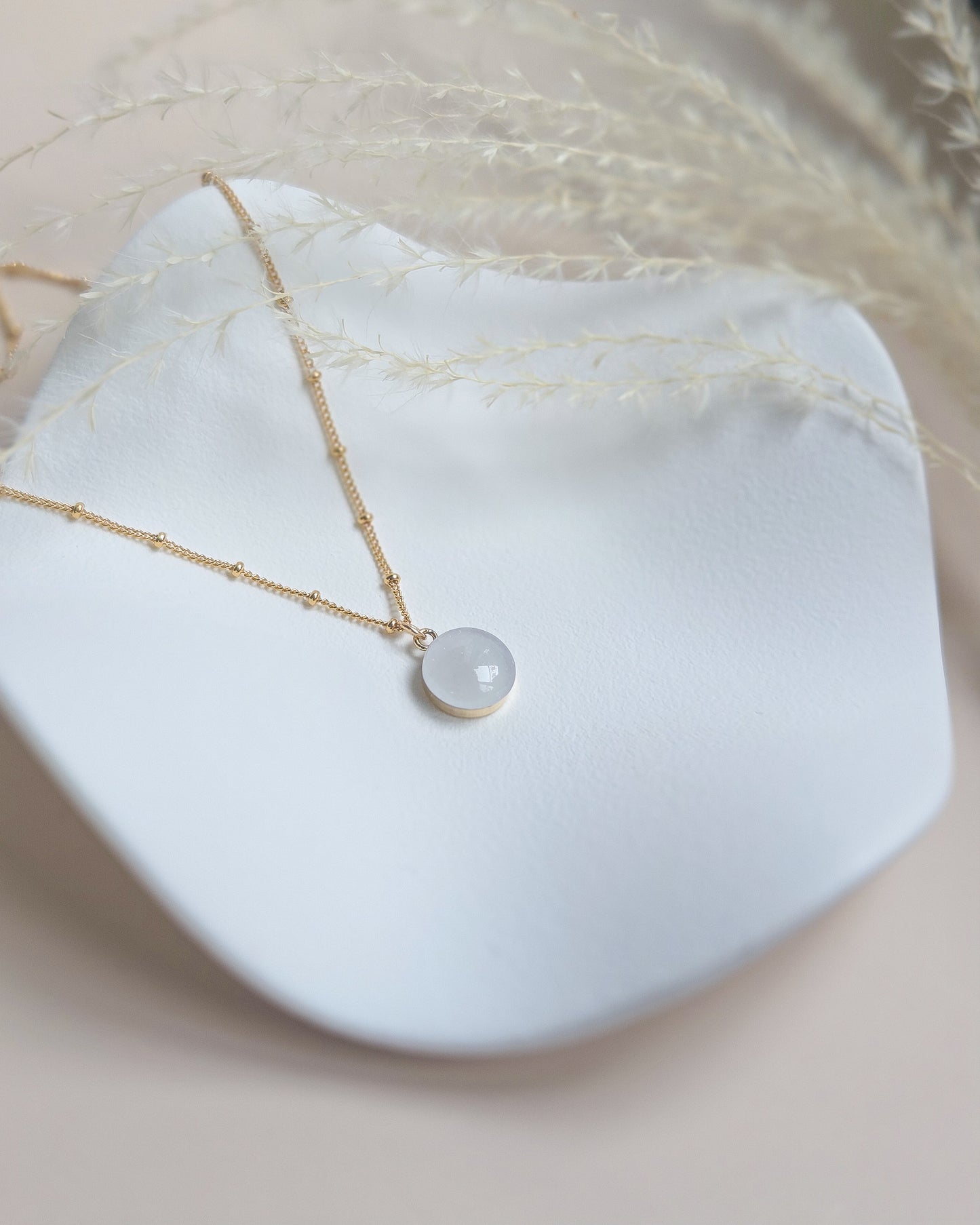 Milk Circle Necklace