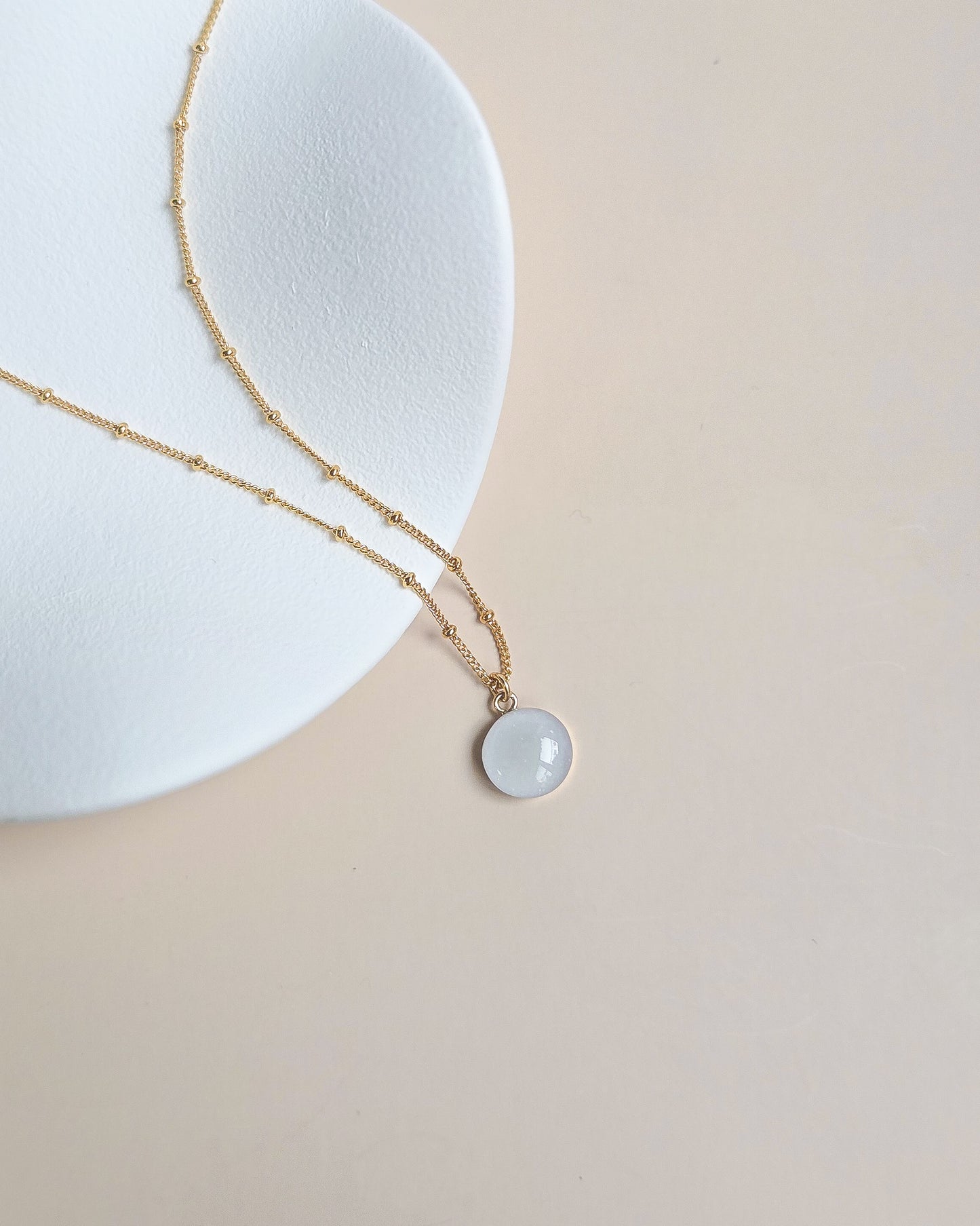 Milk Circle Necklace