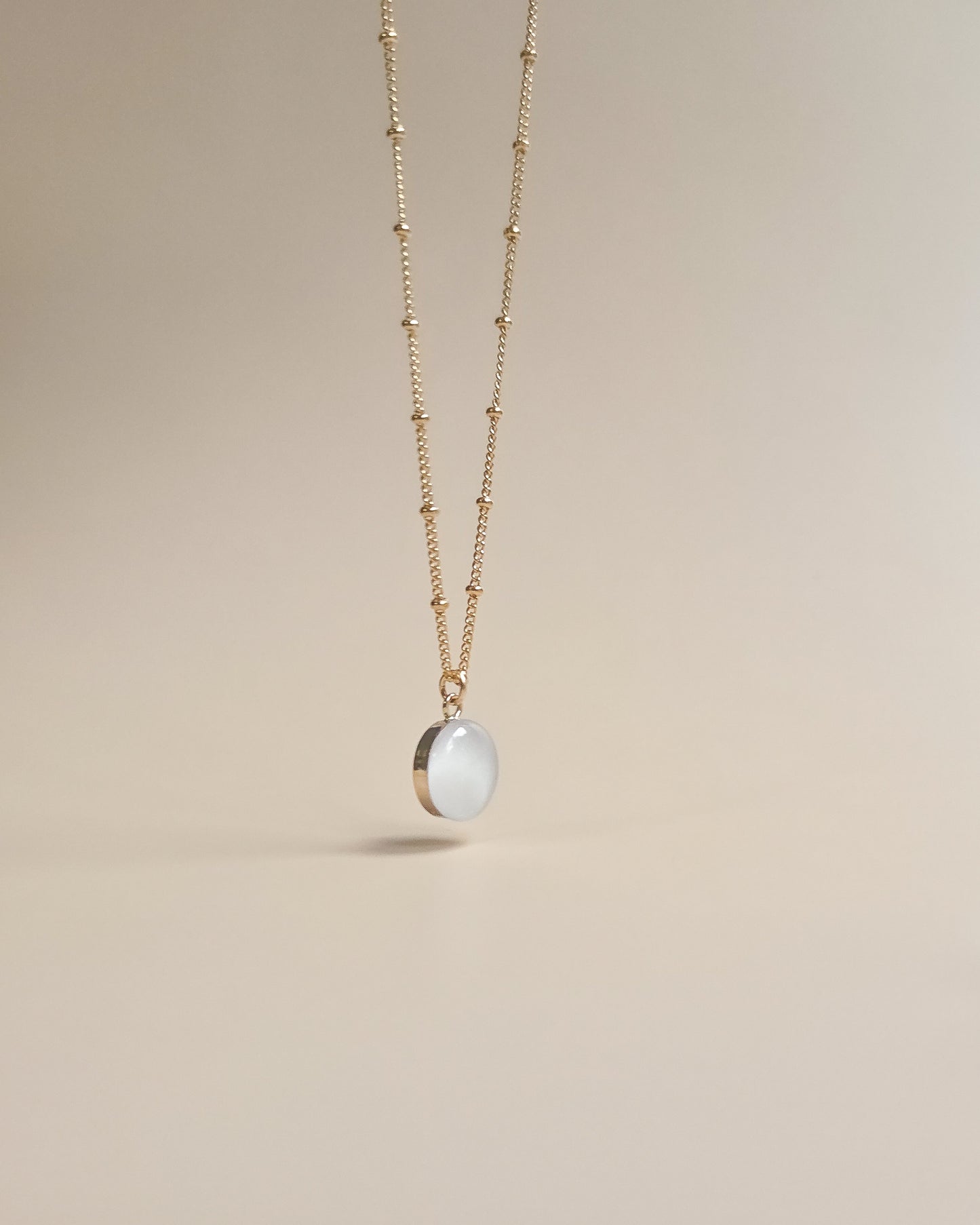 Milk Circle Necklace