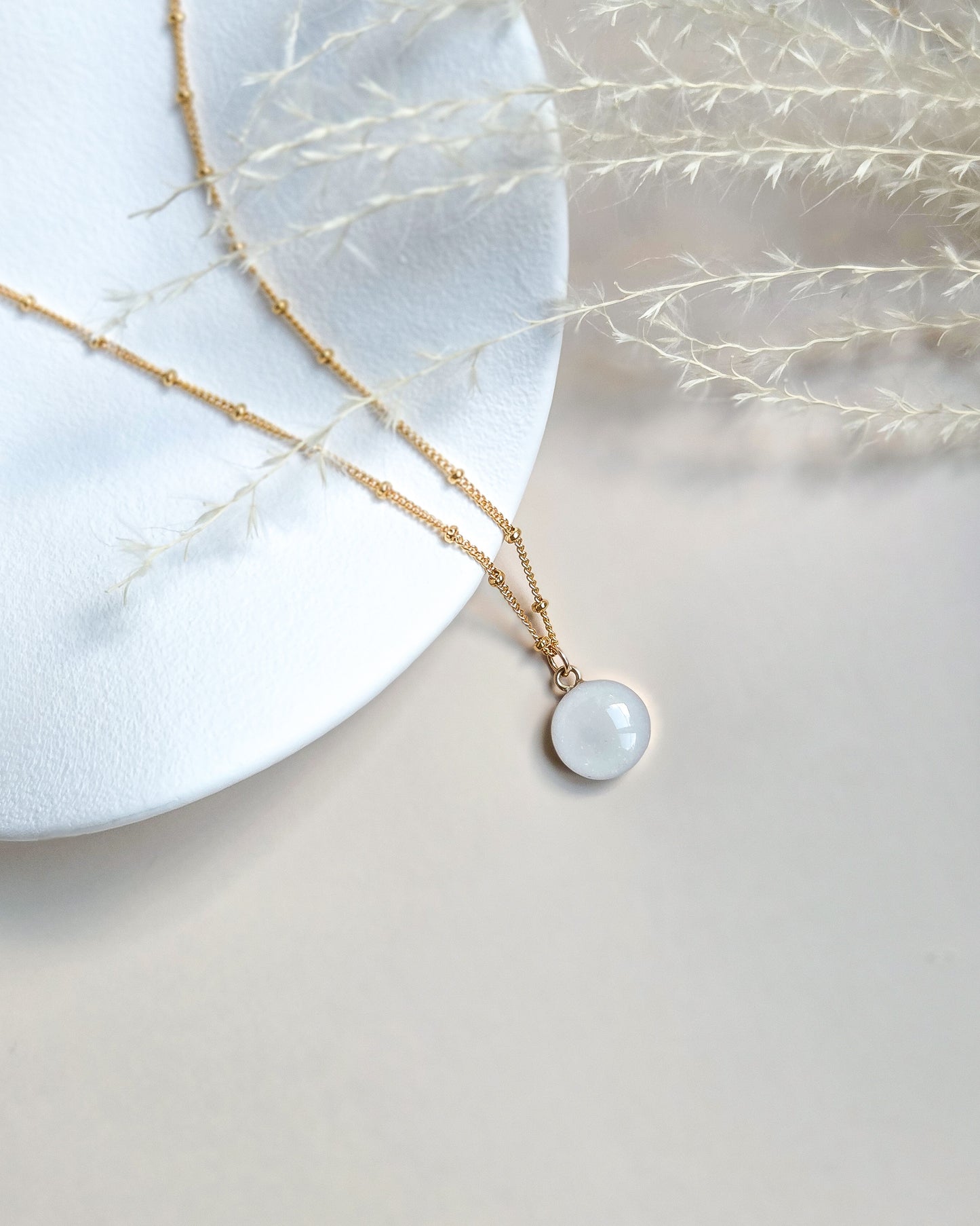 Milk Circle Necklace