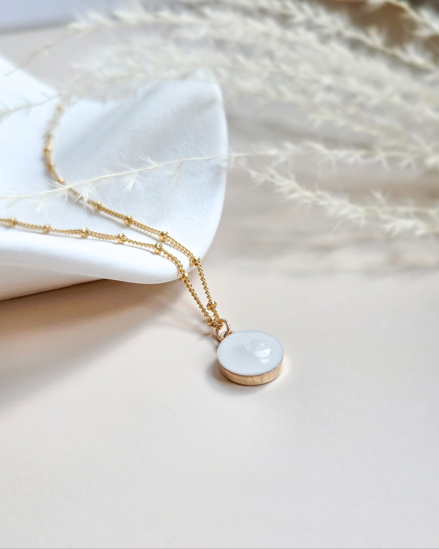 Milk Circle Necklace