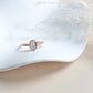 Cremation Oval Ring in Rose Gold Filled