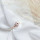 Cremation Oval Ring in Rose Gold Filled