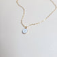 Milk Paperclip Necklace