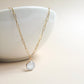 Milk Paperclip Necklace