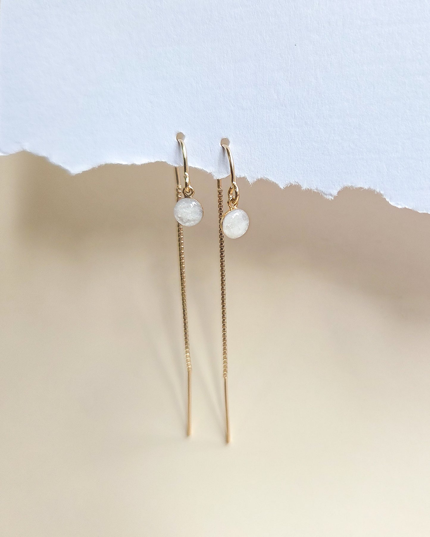 Cremation Threader Earrings