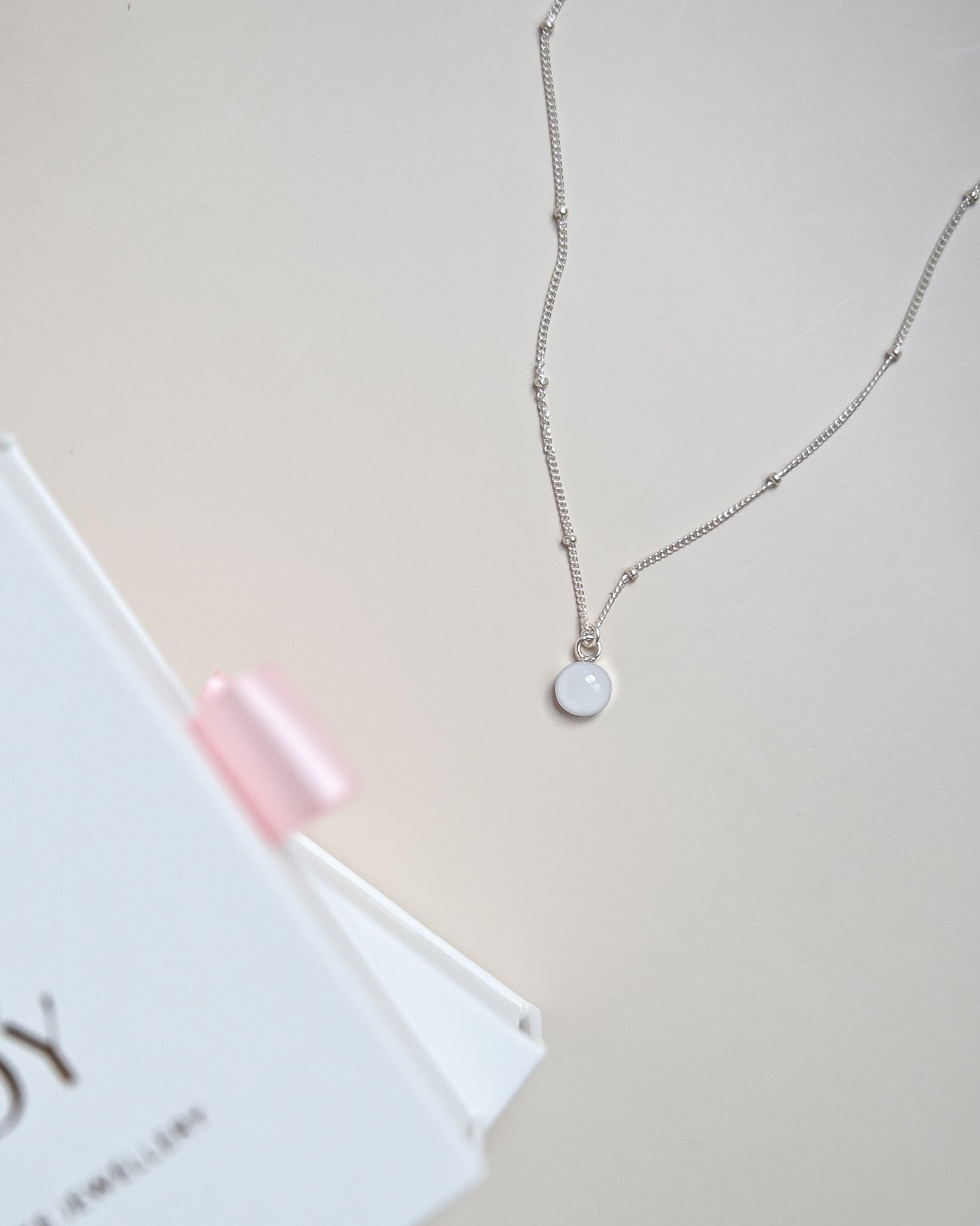 Milk Circle Necklace