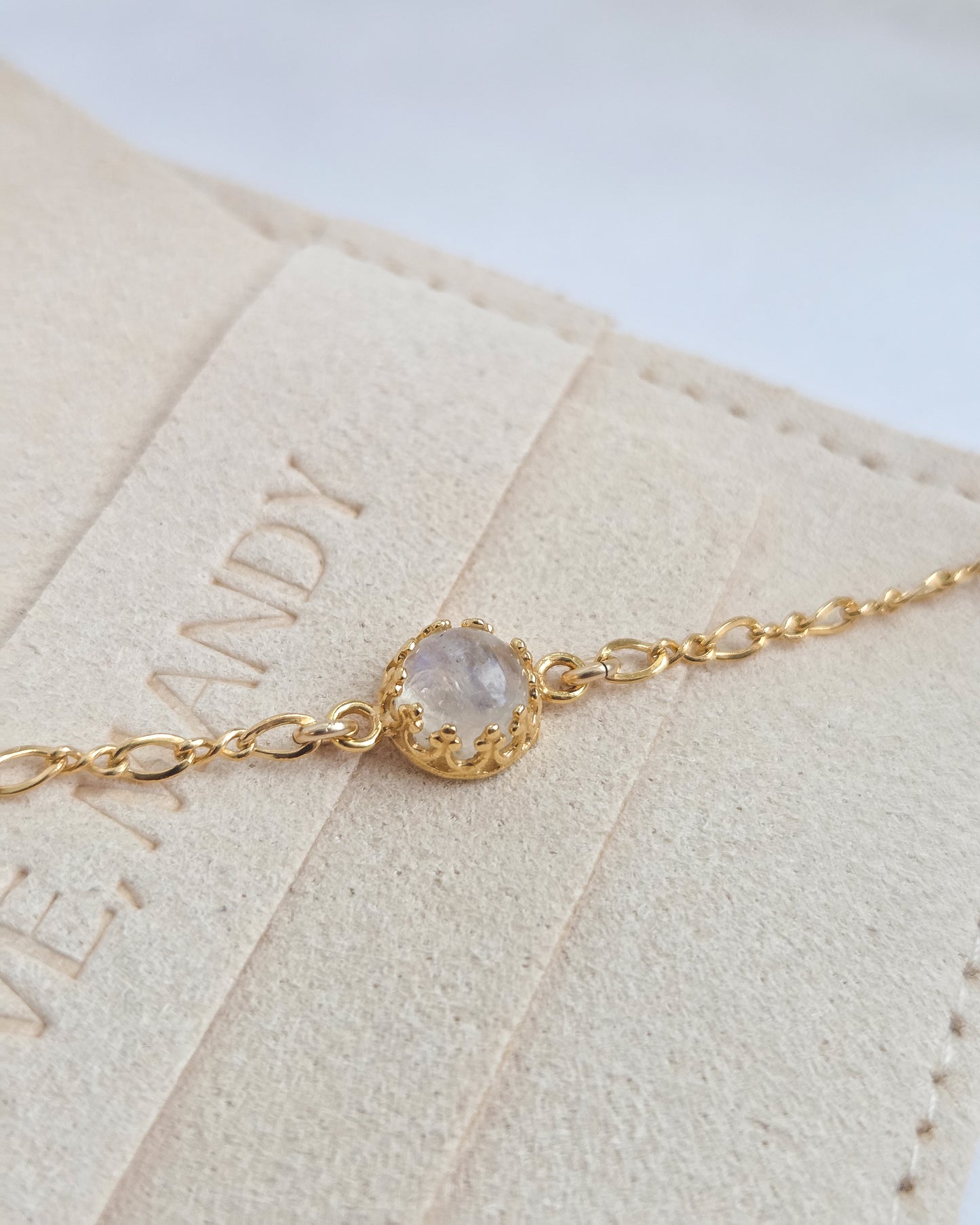 Crown Moonstone Necklace
