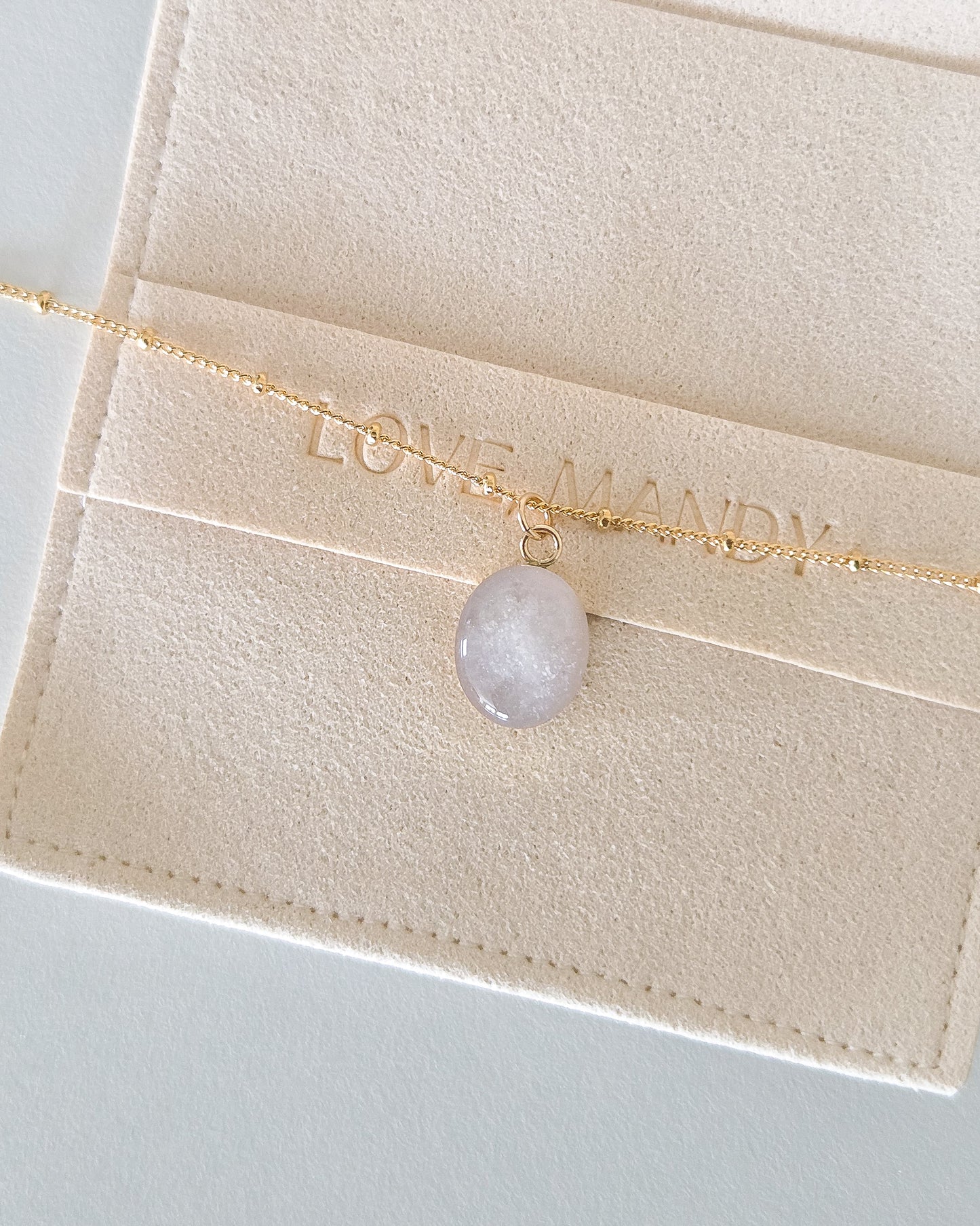 Cremation Oval Necklace in 14k Gold Filled