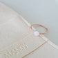 Milk Circle Ring in Rose Gold Filled