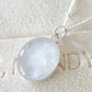Cremation Oval Necklace in 925 Sterling Silver