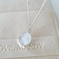 Cremation Oval Necklace in 925 Sterling Silver