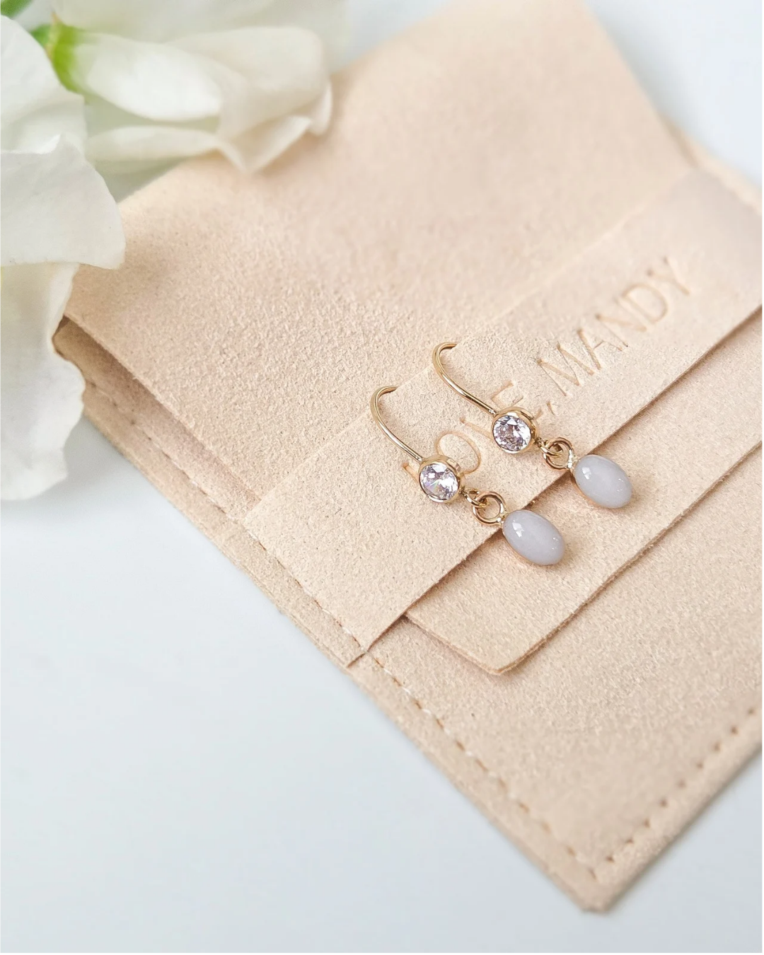 Cremation Oval Fishhook Earrings in 14K Gold Filled