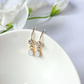 Cremation Oval Fishhook Earrings in 14K Gold Filled