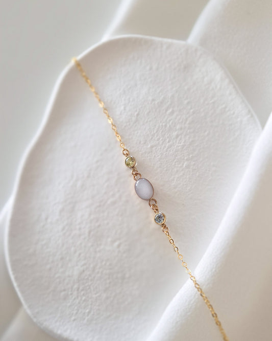 Cremation Birthstone Bracelet