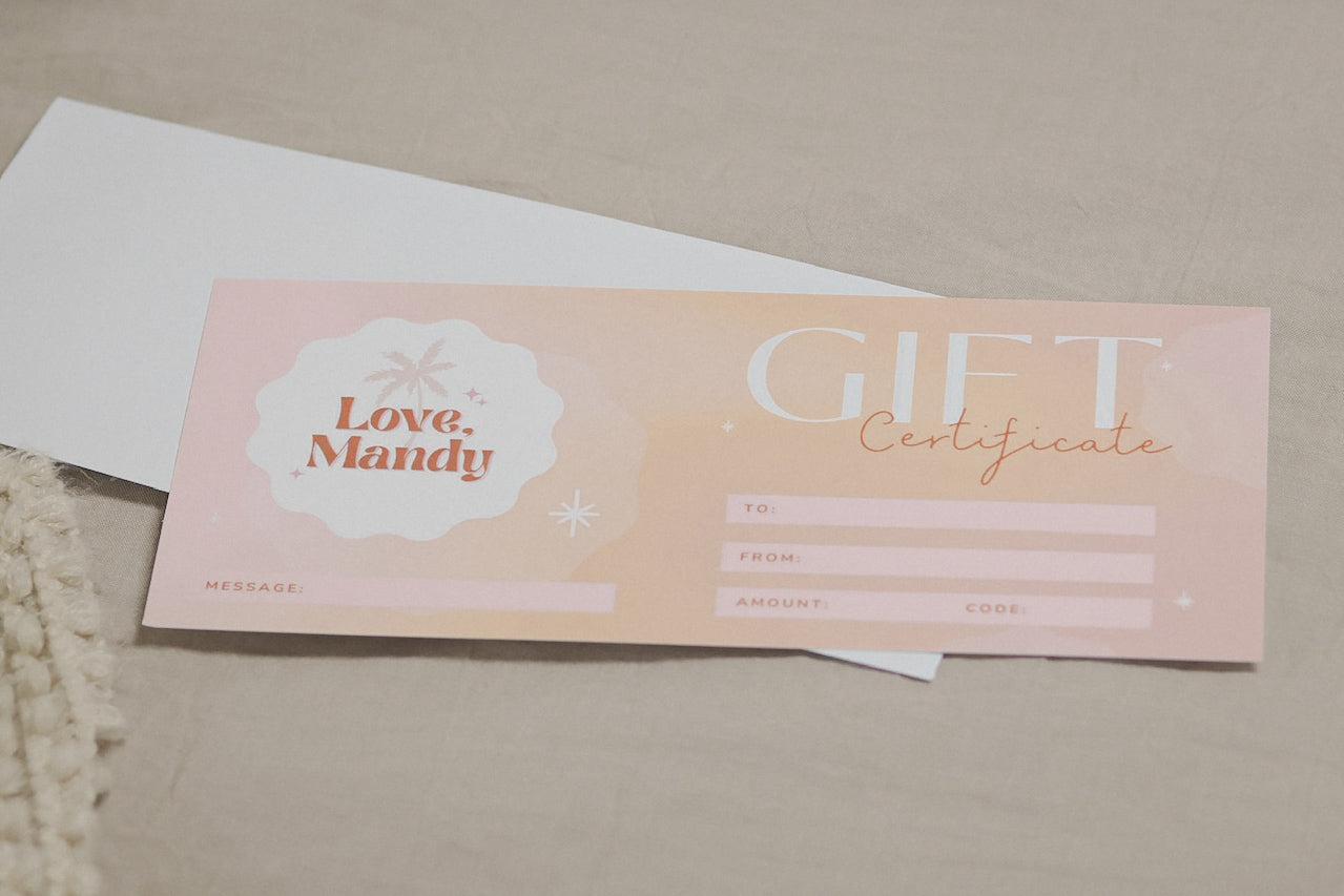 Gift Certificate