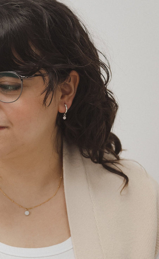Milk Hoop Earrings