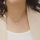 Milk Circle Necklace