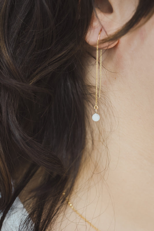 Cremation Threader Earrings