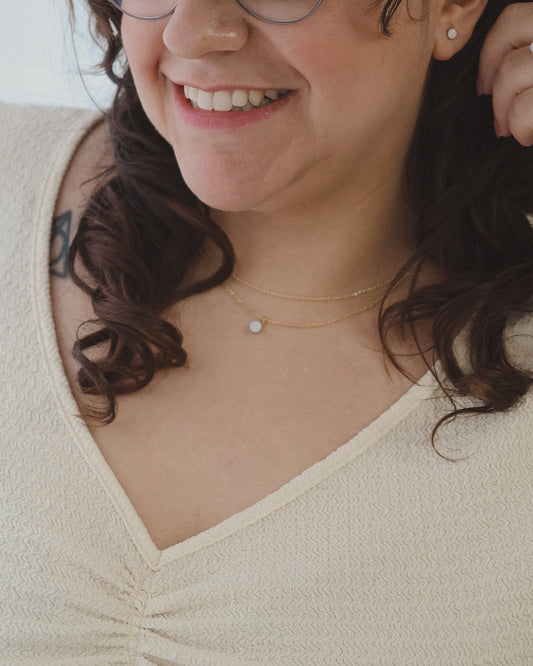 Cremation Double Strand Necklace