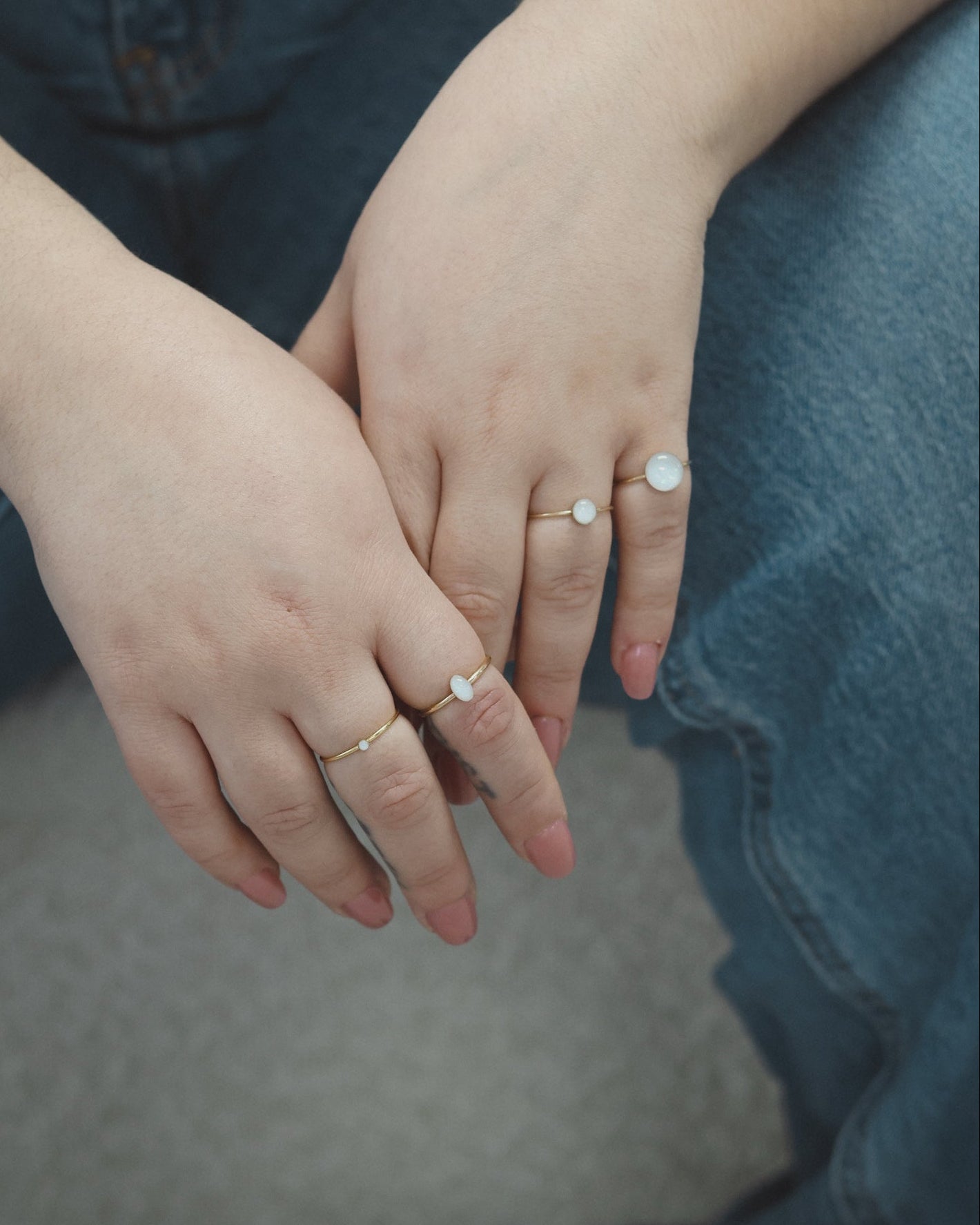 Cremation Oval Ring